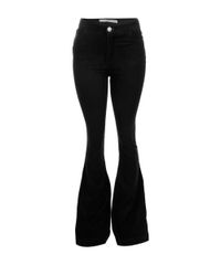 Calca-Jeans-Flare-com-bandagem-Lolitta-Preta-8038145-Preto_5
