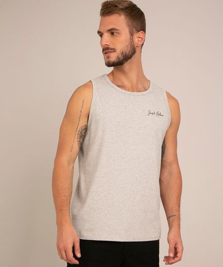 Regata-Masculina--Just-Relax--Coqueiros-Gola-Careca-Cinza-Mescla-9970881-Cinza_Mescla_1