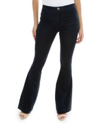Calca-Jeans-Flare-com-bandagem-Lolitta-Azul-Escuro-8038261-Azul_Escuro_2