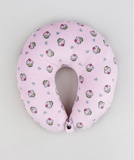 Kit-de-Apoio-de-Cabeca---Tapa-Olho-Estampado-de-Cupcake-Rosa-9312940-Rosa_1