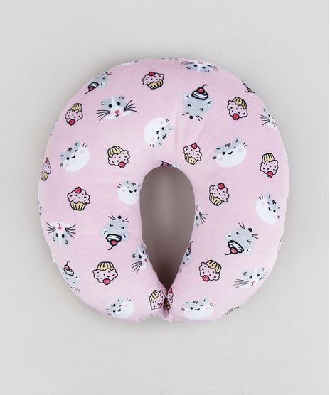 Kit-de-Apoio-de-Cabeca---Tapa-Olho-Estampado-de-Ratinho-Rosa-9312938-Rosa_1