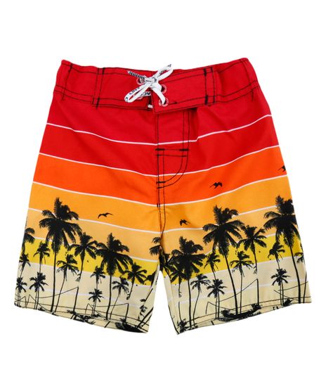 Bermuda-com-Estampa-Tropical-Menino-Vermelha-7955147-Vermelho_1