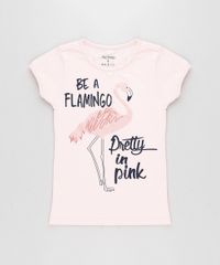 Blusa-Infantil-Flamingo-com-Glitter-Manga-Curta-Decote-Redondo-Rosa-Claro-9304206-Rosa_Claro_1