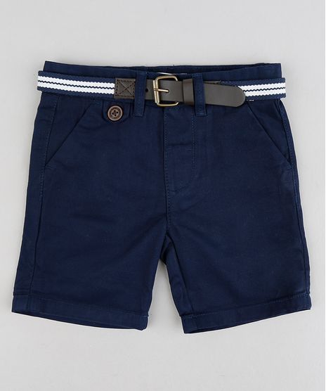 Bermuda-Color-Infantil-Slim-com-Cinto--Azul-Marinho-8710132-Azul_Marinho_1