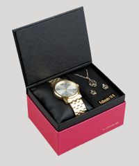 Kit-de-Relogio-Analogico-Lince-Feminino---Brinco---Colar---LRG4555L-KV04S2KX-Dourado-9338190-Dourado_1
