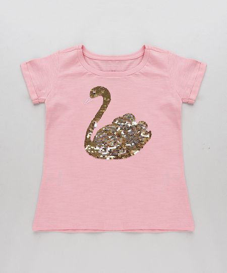 Blusa-Infantil-Flamingo-com-Paetes-Dupla-Face-Manga-Curta-Decote-Redondo-Rosa-9306927-Rosa_1 Blusa-Infantil-Flamingo-com-Paetes-Dupla-Face-Manga-Curta-Decote-Redondo-Rosa-9306927-Rosa_1