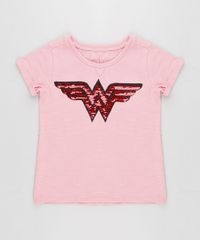 Blusa-Infantil-Mulher-Maravilha-com-Paetes-Dupla-Face-Manga-Curta-Decote-Redondo-Rosa-9268825-Rosa_1