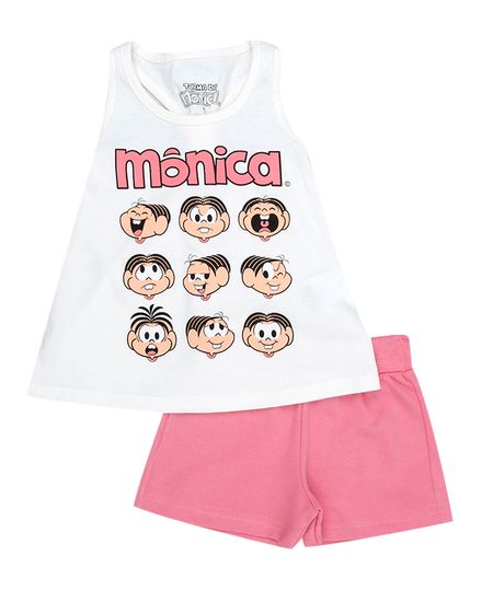 Conjunto-Blusa---Short-com-Estampa-Monica-Menina-Off-White-8146520-Off_White_1