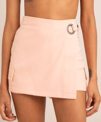 Short-Saia-Feminino-Cintura-Alta-com-Transpasse-Argola-e-Bolsos-Rosa-Claro-9957346-Rosa_Claro_2