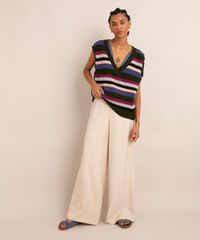 Colete-Oversized-de-Trico-Listrado-Decote-V-Multicor-9992920-Multicor_3