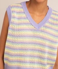 Colete-de-Trico-Listrado-Decote-V-Lilas-1001330-Lilas_4