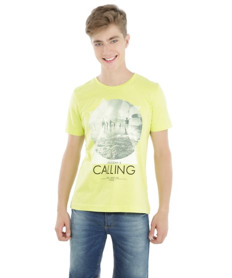 Camiseta-com-Estampa--The-Ocean-Is-Calling--Verde-Claro-8091528-Verde_Claro_1