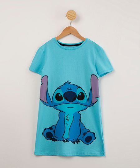 camisola-infantil-de-algodao-stitch-manga-curta-azul-1002994-Azul_1 camisola-infantil-de-algodao-stitch-manga-curta-azul-1002994-Azul_1