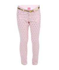 Calca-Estampada-Barbie-com-Cinto-Menina-Rosa-Claro-8009440-Rosa_Claro_1