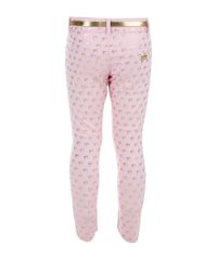 Calca-Estampada-Barbie-com-Cinto-Menina-Rosa-Claro-8009440-Rosa_Claro_2