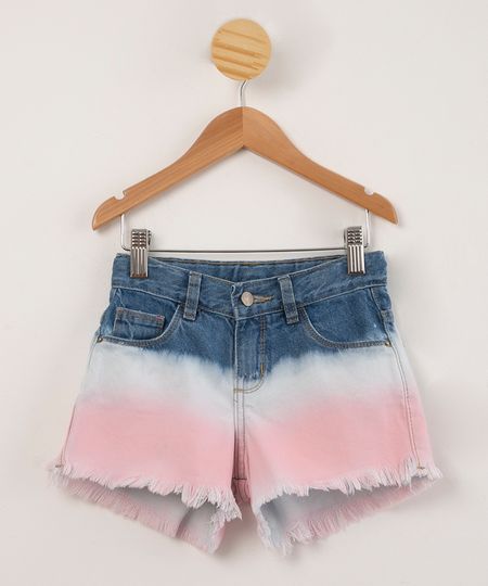 short-infantil-jeans-estampado-tie-dye-degrade-com-barra-desfiada-multicor-1010877-Multicor_1 short-infantil-jeans-estampado-tie-dye-degrade-com-barra-desfiada-multicor-1010877-Multicor_1