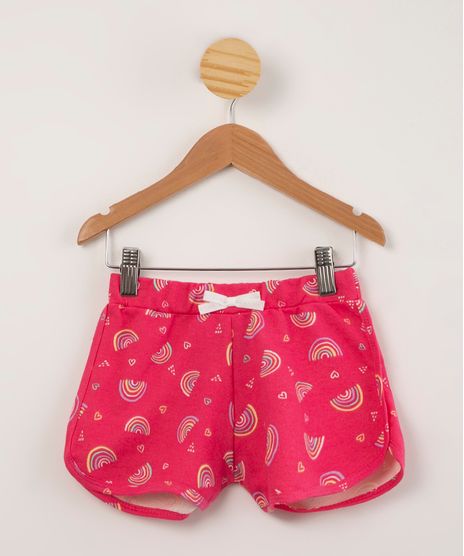 short-infantil-basico-running-de-moletom-estampado-arco-iris-com-laco-pink-1008768-Pink_1
