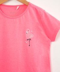 blusa-infantil-basica-flamingo-com-glitter-manga-curta-rosa-neon-1009633-Rosa_Neon_3