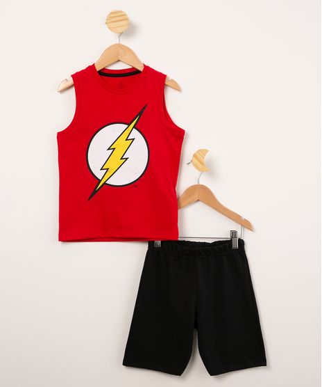 conjunto-infantil-em-algodao-de-regata-flash---bermuda-vermelho-1008842-Vermelho_1
