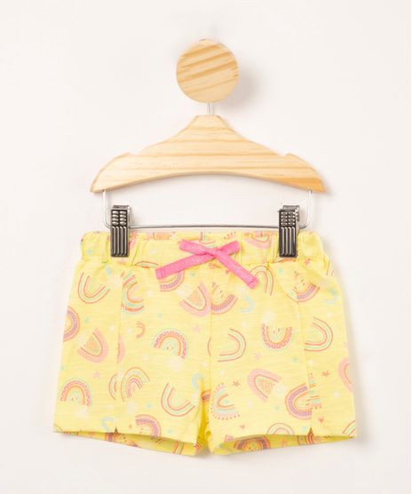short-infantil-de-flame-estampado-arco-iris-com-recorte-amarelo-1009507-Amarelo_1