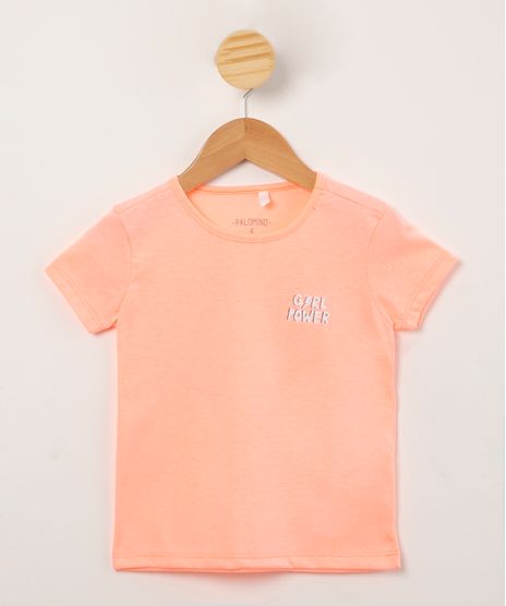 blusa-infantil-de-flame--girl-power--com-glitter-manga-curta-coral-1009628-Coral_1