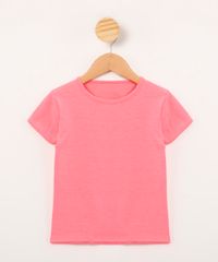 blusa-infantil-basica-manga-curta-rosa-neon-1010659-Rosa_Neon_1