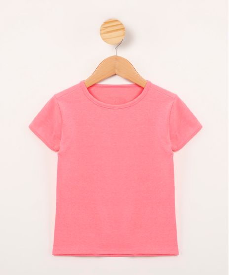 blusa-infantil-basica-manga-curta-rosa-neon-1010659-Rosa_Neon_1