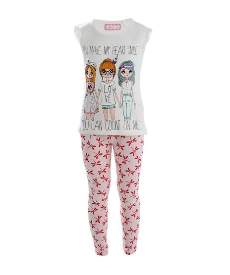 Conjunto-de-Blusa---Calca-Estampada-em-Algodao---Sustentavel-Menina-Off-White-7969032-Off_White_1