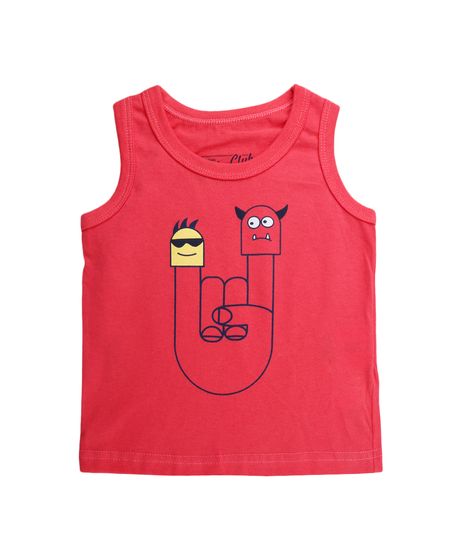 Regata-com-Estampa-de-Monstrinhos-Menino-Vermelho-8162542-Vermelho_1