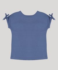 Blusa-Infantil--Sparkling-Beauty--com-Paete-Dupla-Face-Manga-Curta-Decote-Redondo-em-Algodao---Sustentavel--Azul-9207762-Azul_3