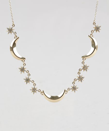 Gargantilha-Choker-Feminina-com-Pingente-de-Lua-e-Estrela-Dourada-9207190-Dourado_1