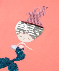 Blusa-Infantil-Sereia-com-Paete-Dupla-Face-Manga-Curta-Decote-Redondo-Coral-9247492-Coral_2