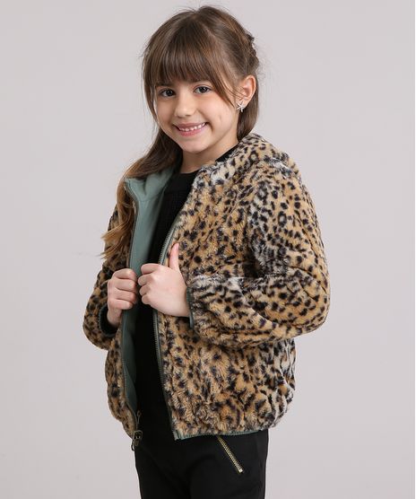 Jaqueta-Infantil-Dupla-Face-Pelo-com-Estampa-Animal-Print-e-Capuz-Verde-8906020-Verde_1