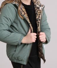 Jaqueta-Infantil-Dupla-Face-Pelo-com-Estampa-Animal-Print-e-Capuz-Verde-8906020-Verde_2