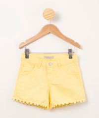 short-infantil-de-sarja-com-pompom-amarelo-claro-1010223-Amarelo_Claro_1