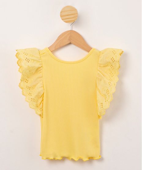 blusa-infantil-canelada-com-babados-manga-curta-amarelo-claro-1009611-Amarelo_Claro_1