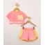 conjunto-infantil-de-blusa-cropped--girls-club--manga-curta---short-running-rosa-neon-1009644-Rosa_Neon_1