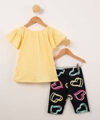 conjunto-infantil-de-blusa-manga-curta-com-babados---short-amarelo-claro-1008808-Amarelo_Claro_2