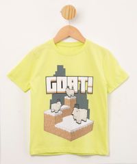 camiseta-infantil-minecraft-goat--manga-curta-verde-neon-9998845-Verde_Neon_1