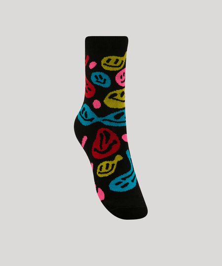 meia-feminina-cano-alto-estampada-sorrisos-coloridos-preta-1010739-Preto_1
