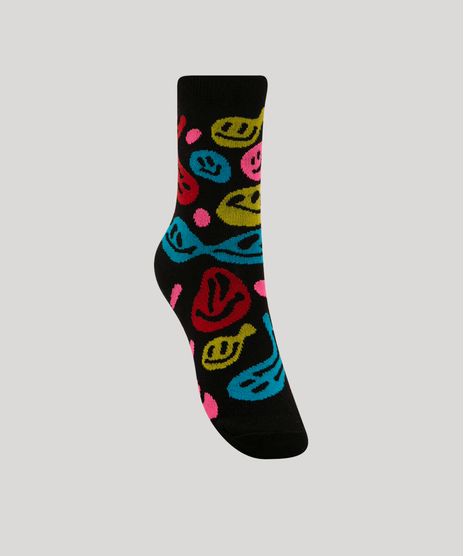 meia-feminina-cano-alto-estampada-sorrisos-coloridos-preta-1010739-Preto_1