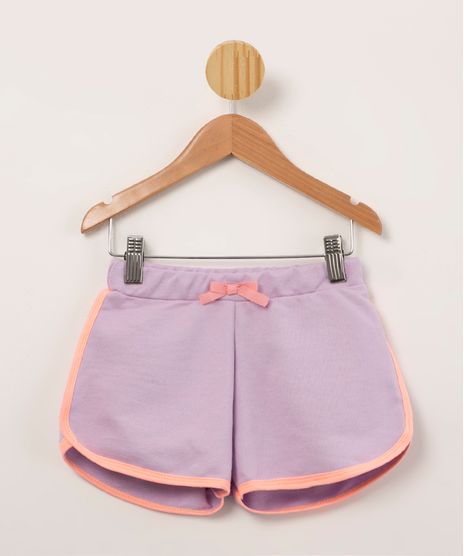 short-infantil-de-moletom-running-com-laco-lilas-1008760-Lilas_1