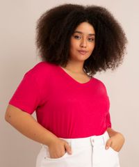 camiseta-plus-size-com-linho-manga-curta-decote-v-alem-dos-mares-salvador-preta-gil-pink-1010994-Pink_1