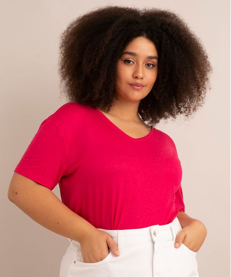 camiseta-plus-size-com-linho-manga-curta-decote-v-alem-dos-mares-salvador-preta-gil-pink-1010994-Pink_1