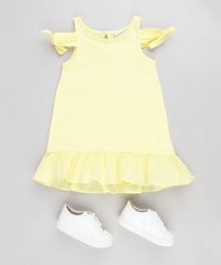 Vestido-Infantil-Open-Shoulder-com-No-e-Babado-Amarelo-9213134-Amarelo_3