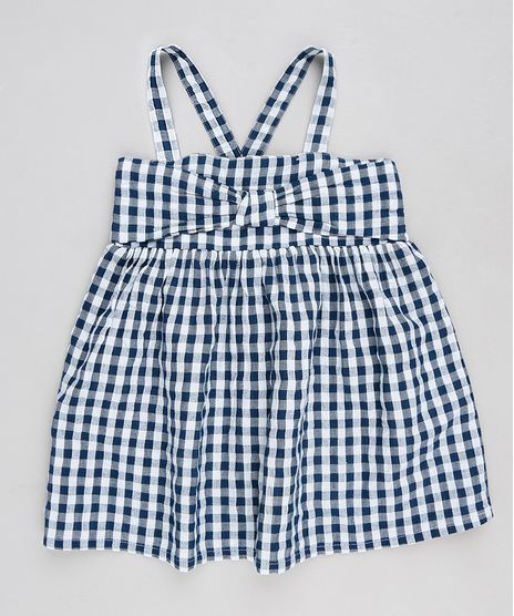 Vestido-Infantil-Xadrez-Vichy-com-Laco-com-Alcas-Azul-Marinho-9174594-Azul_Marinho_1