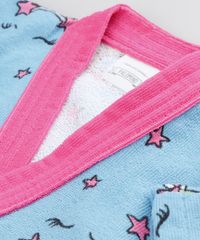 Roupao-Infantil-Atoalhado-Estampado-de-Unicornios-Azul-Claro-9327946-Azul_Claro_4