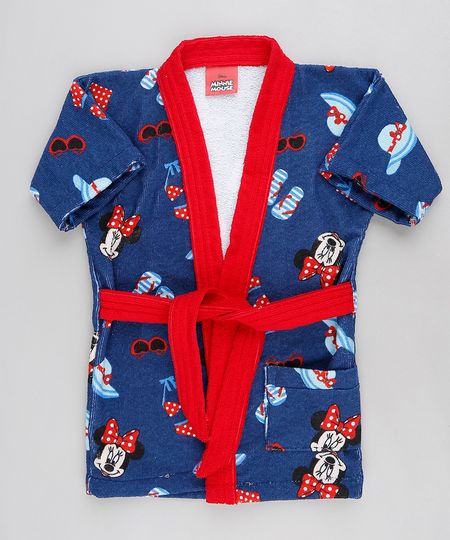 Roupao-Infantil-Atoalhado-Estampado-Minnie-Azul-Marinho-9327945-Azul_Marinho_1