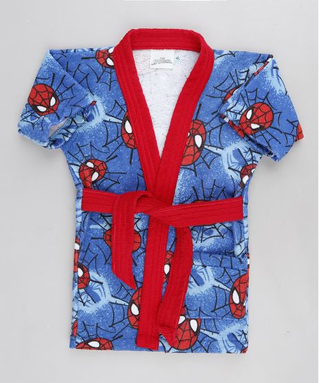Roupao-Infantil-Atoalhado-Estampado-Homem-Aranha-Azul-9328661-Azul_1