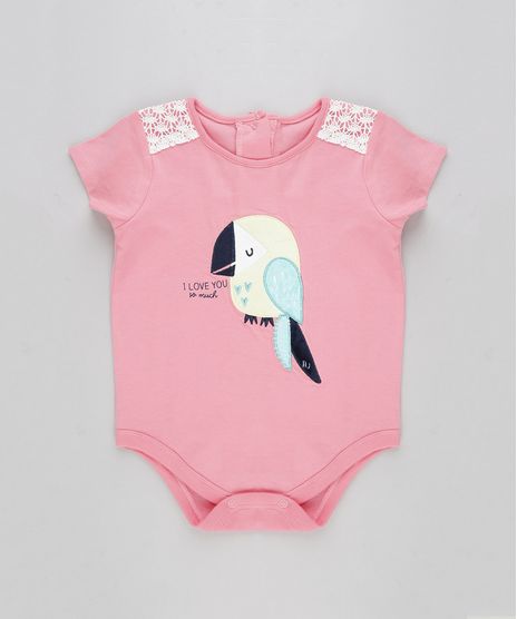 Body-Infantil-Passaro-com-Renda-Manga-Curta-Decote-Redondo-Rosa-9116675-Rosa_1